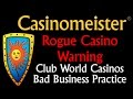 Club World Casino Review  CasinosOnline.com - YouTube