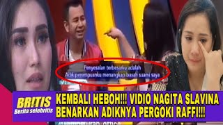 Vidio Nagita Slavina benarkan adiknya pergoki Raffi ahmad viral !!!!