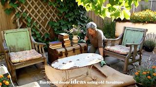 Backyard Old Furniture Decor Ideas: Creative DIY Projects to Reuse Vintage Tables, Chairs & Wood