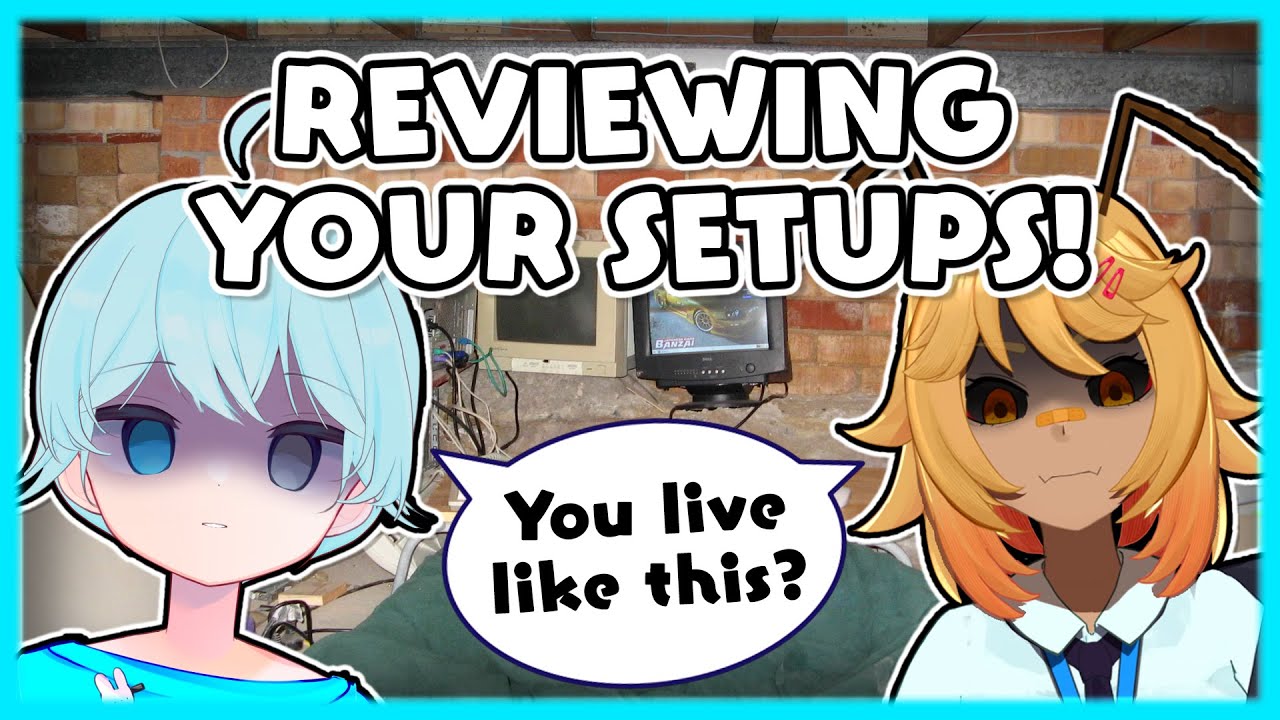 【ZATSU】You Guys Live Like This?? | Desk Setup Review W/ 