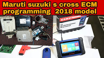 Maruti Suzuki S Cross ECM BCM keyless programming Autel 508 Scanning Tools