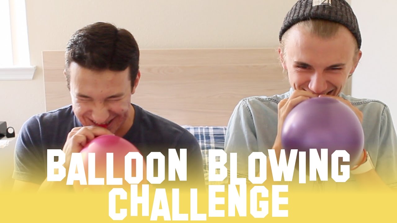 Balloon Blowing Challenge! YouTube