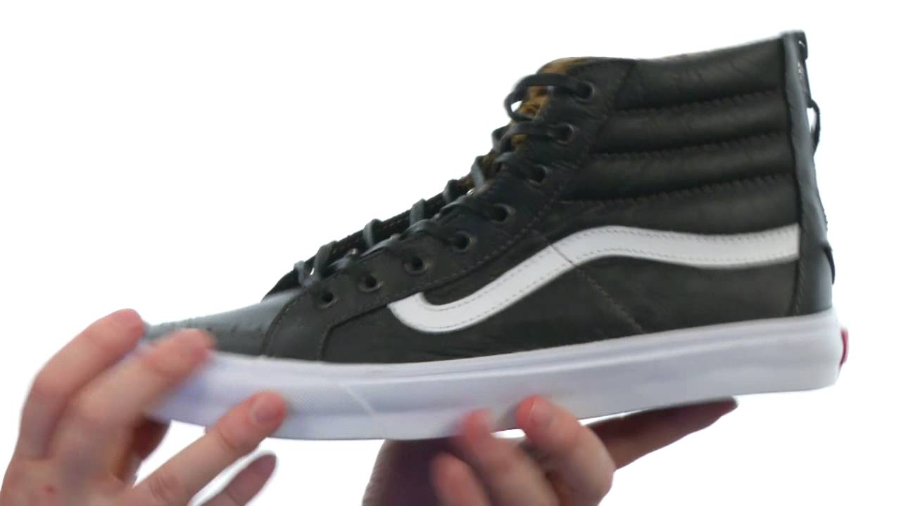 vans sk8 hi with zipper