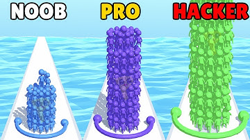 NOOB vs PRO vs HACKER in Hoop Protect