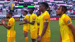 Relive the penalty kick shootout between Trindad and Tobago and French Guiana.