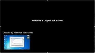 Windows 8 Loginlock Screen