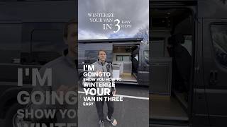 WINTERIZE YOUR VAN IN THESE 3 EASY STEPS!! 🚐❄️🪵☕️🌨️ #campervans #youtube #automobile #youtube