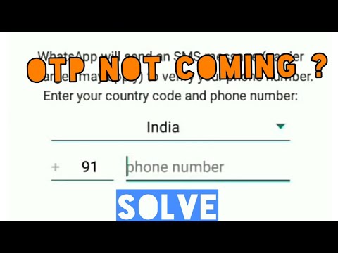 How to Fix WhatsApp OTP Verification Code Problem Solved