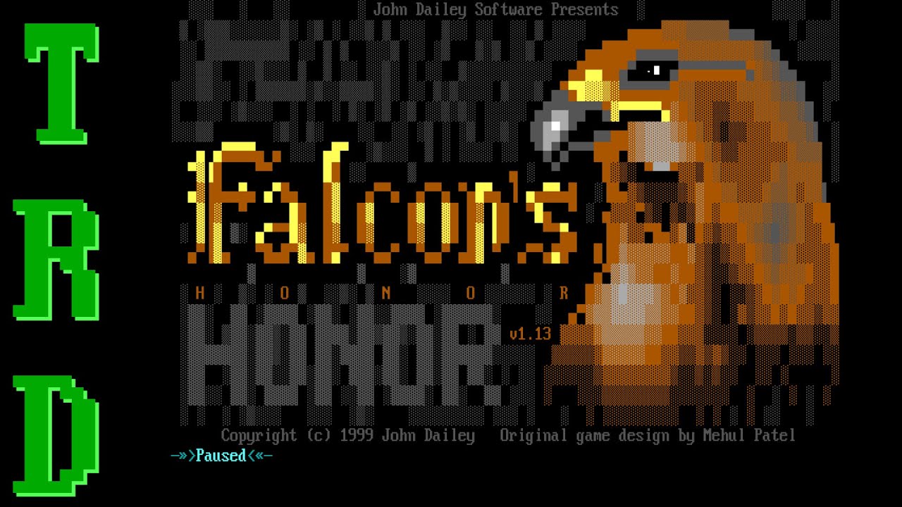 BBS Door Games - Falcon's Honor | Retro Gaming | Text RPG
