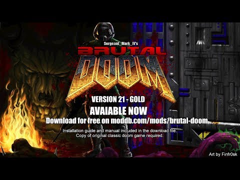 Brutal Doom v21 Gold Release Trailer