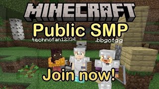 Minecraft Public Smp Live | 24/7 Public Server | Java + Pe | #minecraftlive