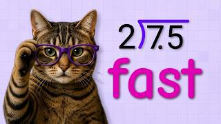 How To Do Decimal ÷ Whole Number (Fast)