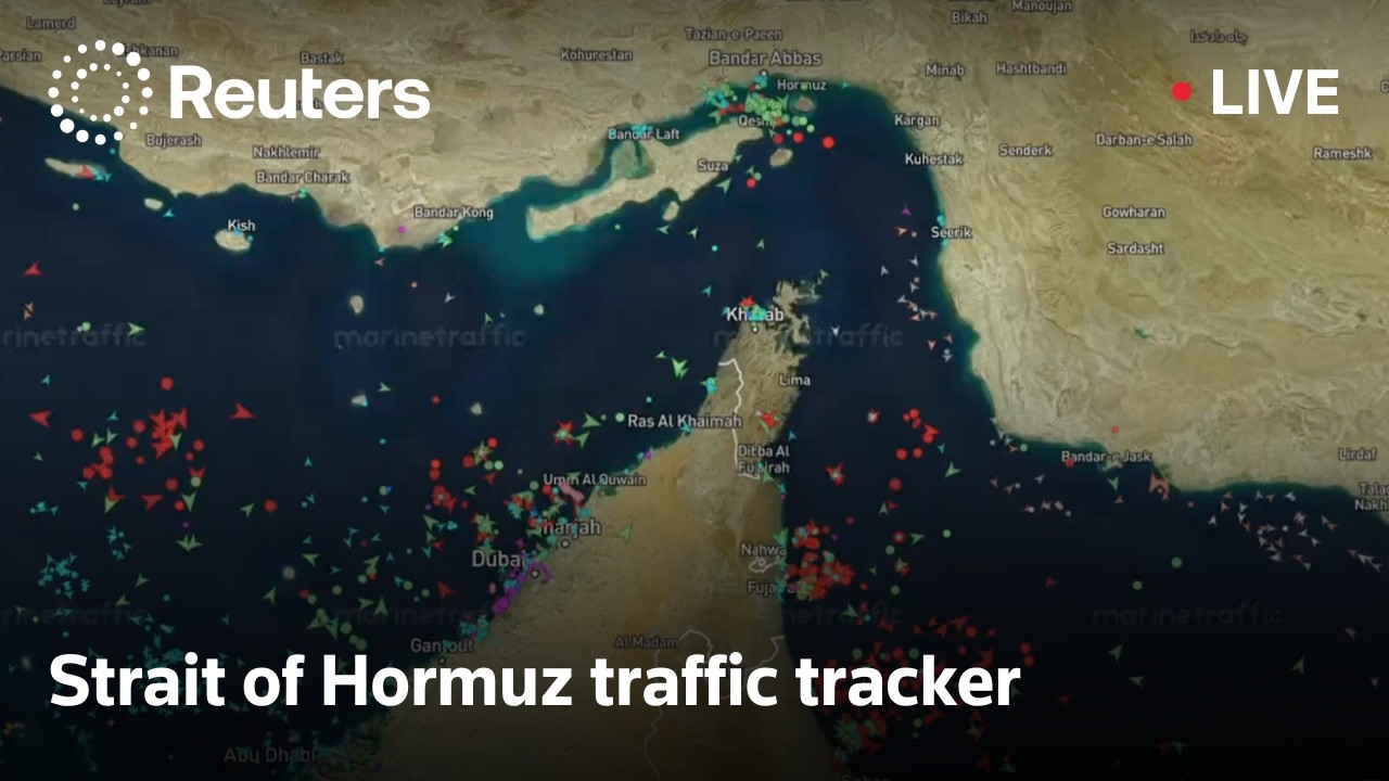 LIVE: Strait of Hormuz traffic tracker