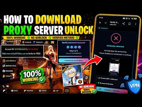 HOW TO DOWNLOAD PROXY SERVER UNLOCK | 100% WORKING METHOD ✅