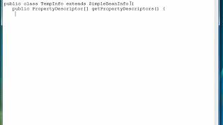 1402 Creating A Beaninfo Class   Part 1