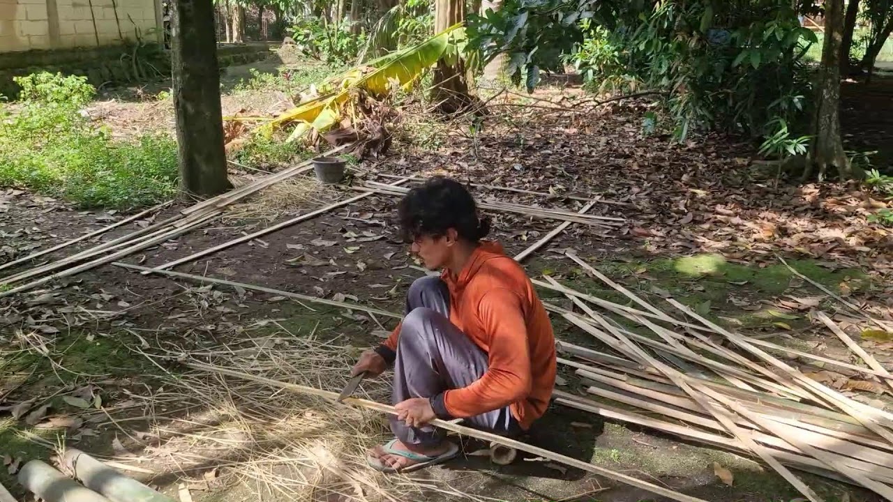 SMART FARMER TRICK: SMOOTH BAMBOO PERFECTLY USING A SUPER SHARP TOOL! - Agriculture Farming
