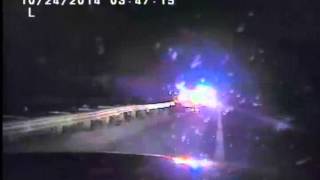 Two patrol cars get struck by a driver