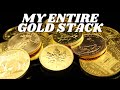 My entire gold stack as a beginner 2023