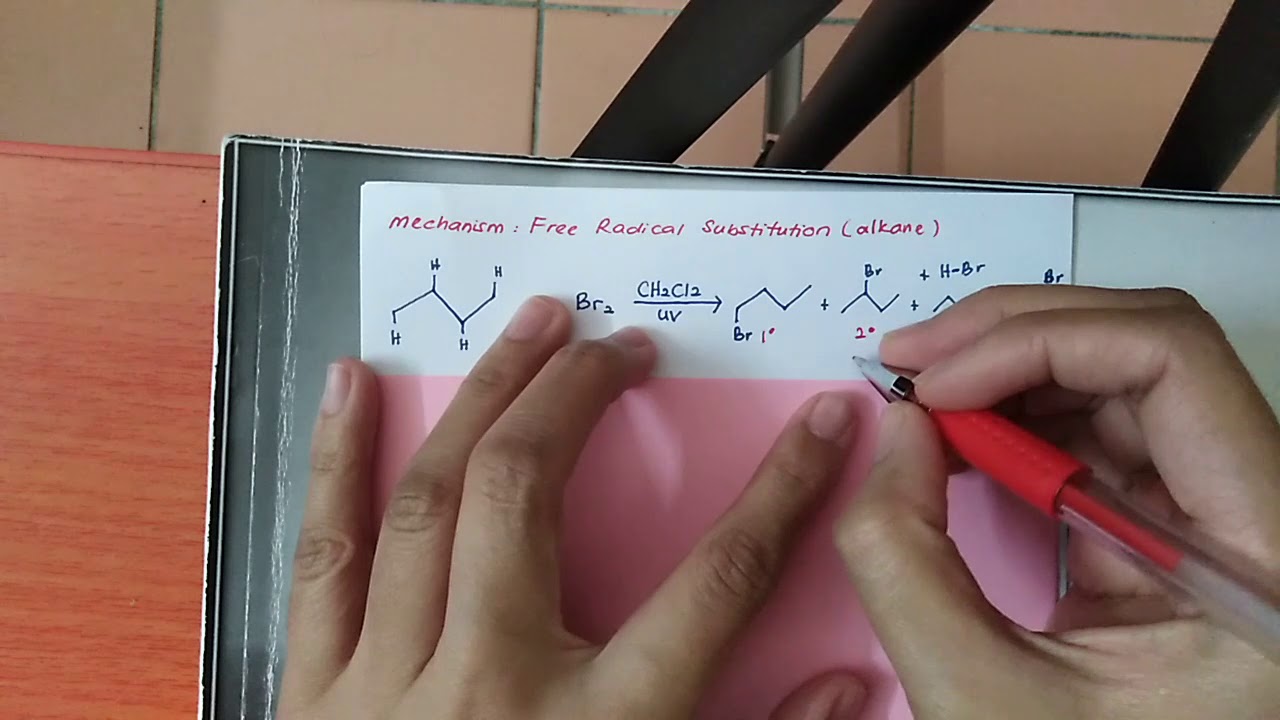 Chapter 5 free radical substitution mechanism part 1 youtube