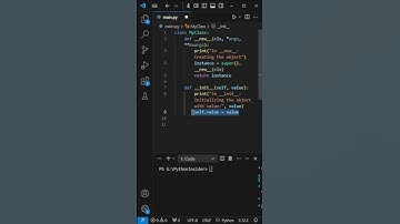 Python new vs init: Object Creation Unboxed! #shorts #coding #python