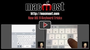 New iOS 11 Keyboard Tricks (#1489)