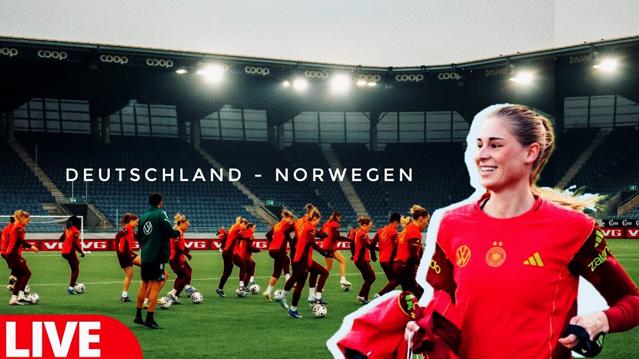 Norwegen - Deutschland LIVE WM Quali DFB Frauen Die NationalMannschaft Fussball Germany Women Team