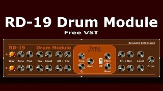 RD-19 Drum Module - FREE VST Drum Synth