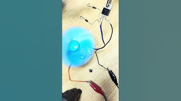 Touch ON-OFF fan #circuit #diyelectronics #scienceexperiment