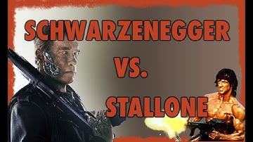 Schwarzenegger tricks Stallone with Stop or My Mom will Shoot