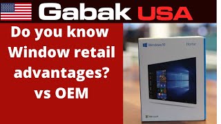 Windows Retail Box Licensing in software - any advantages vs OEM?