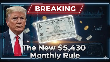 BREAKING : The New $5,430 Monthly Rule — Big Social Security Changes Coming in 2026