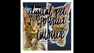 Digital Pet Portrait Tutorial