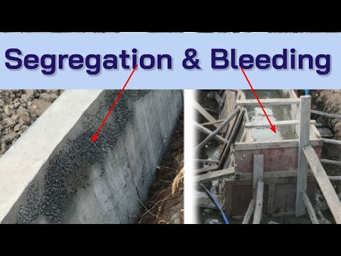 Vídeo: Que segregação e sangramento do concreto?