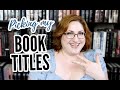 Keeping Your Book Title? | 3 Books, 3 Experiences