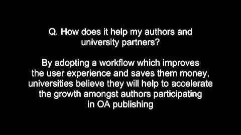 Open Access Key FAQ for publishers