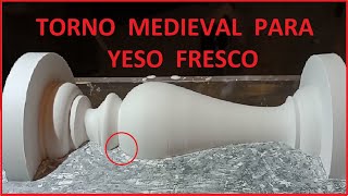 Torno Medieval para yeso fresco