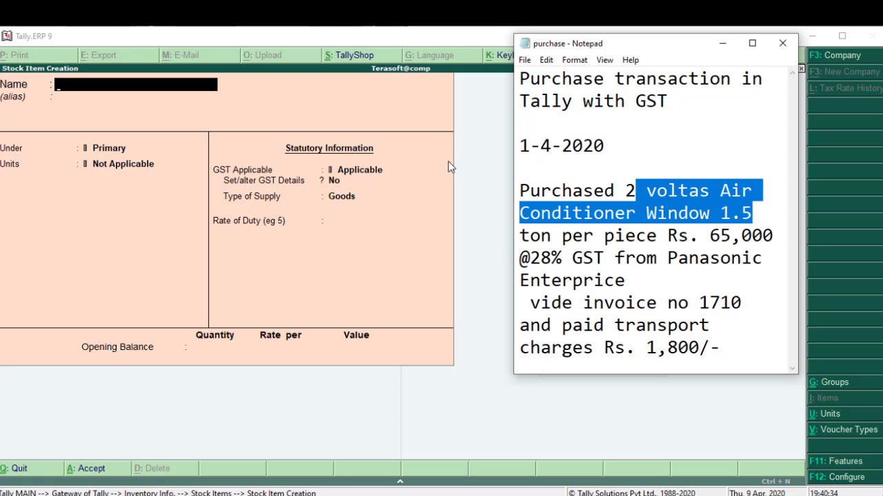 how-to-create-tax-invoice-in-tally-erp-9-molqyama