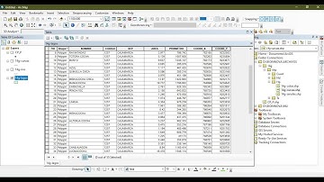 MANEJO DE TABLA DE ATRIBUTOS EN ARCGIS - BÁSICO
