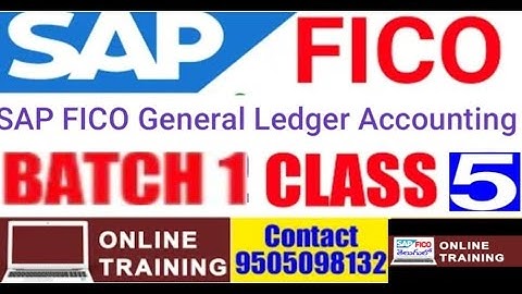 SAP FICO General Ledger || Way to G/L Accounts Creation In SAP || GL Postings || English, Telugu