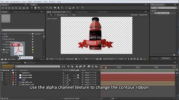 Tutorial: Ribbons 3D by videolancer for Adobe After Effects  4/4