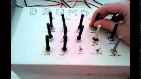DIY analog drumcomputer