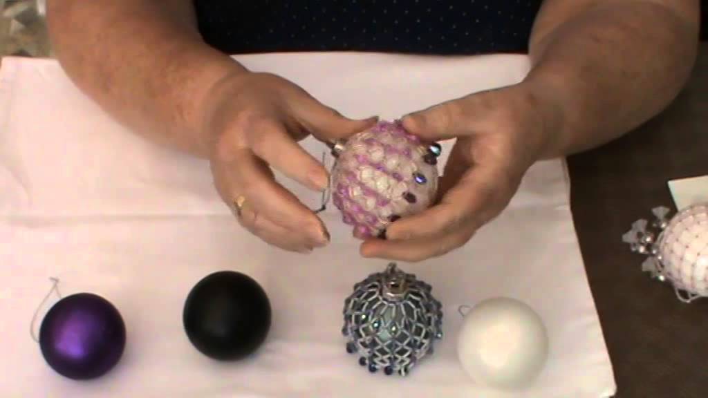 how to make beaded baubles