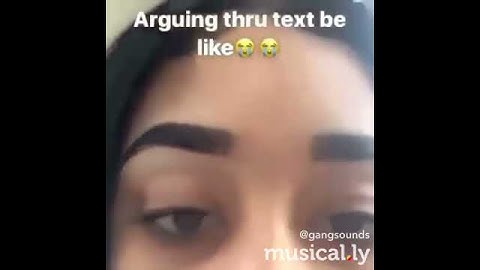 Getting in an argument over text