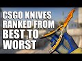 CS:GO KNIVES RANKED from BEST to WORST (community votes) | TDM_Heyzeus