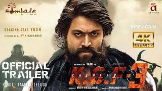 KGF Chapter 3 : Official Trailer | Yash | Sanjay Dutt | Raveena T|Srinidhi| Prashanth Neel | Concept