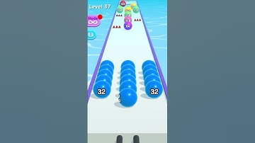 Ball Run 2048 Gameplay Level 37 Walkthrough Android Ios - All Levels #shorts #ballrun2048 #gameplay
