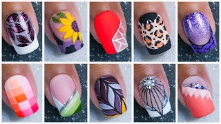 Top 10 New Short Nail Designs 2023 #tutorial | Best Nail Art Compilation