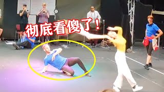 简直扬眉吐气！中国学生用“扇子”在国外斗舞，老外都看傻了！