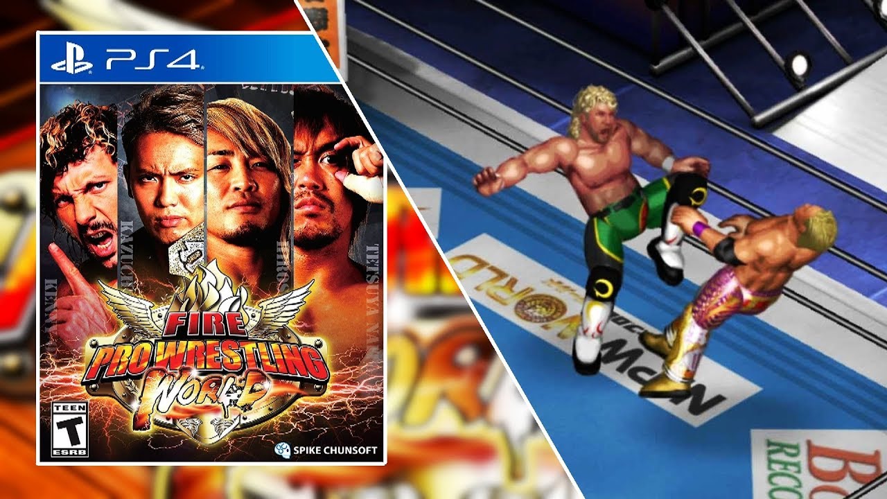 fire pro wrestling world edits downloads ps4