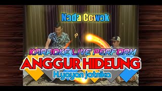 Anggur hideung karaoke live (H yayan jatnika) nada cowok